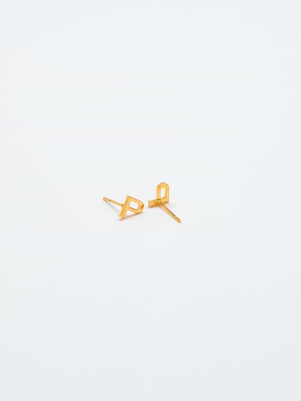 Admiral Row Gold Initial Earrings