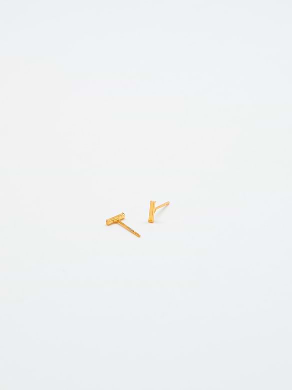 Admiral Row Gold Initial Earrings