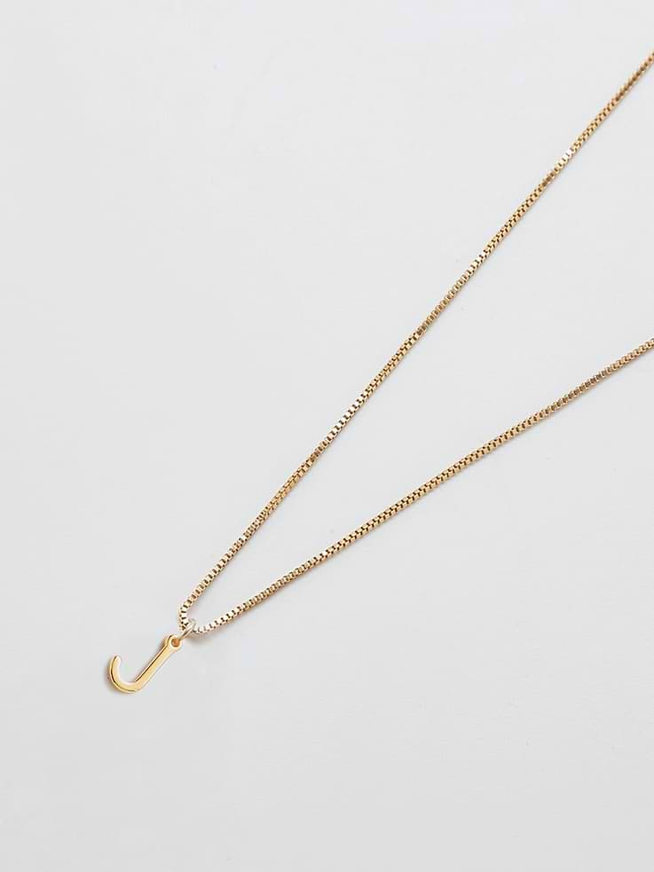 Image number 1 showing, Admiral Row Gold Dainty Initial Necklace