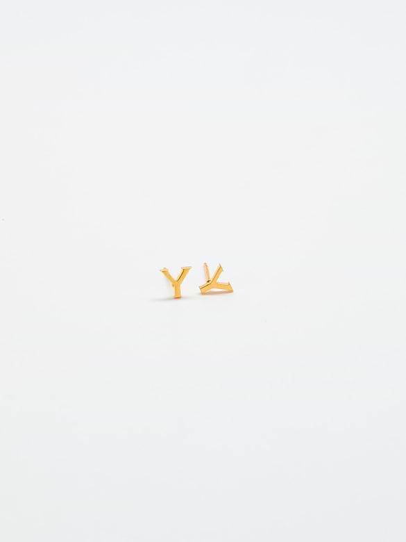 Admiral Row Gold Initial Earrings