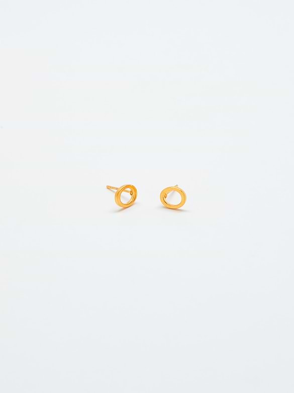 Admiral Row Gold Initial Earrings