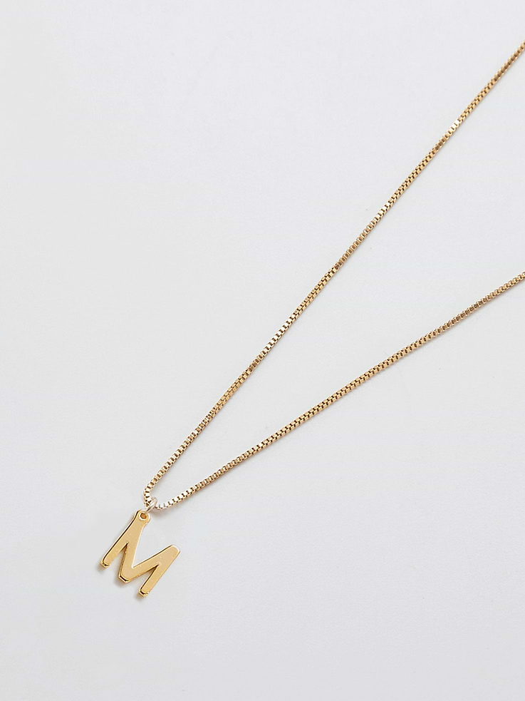 Image number 1 showing, Admiral Row Gold Dainty Initial Necklace