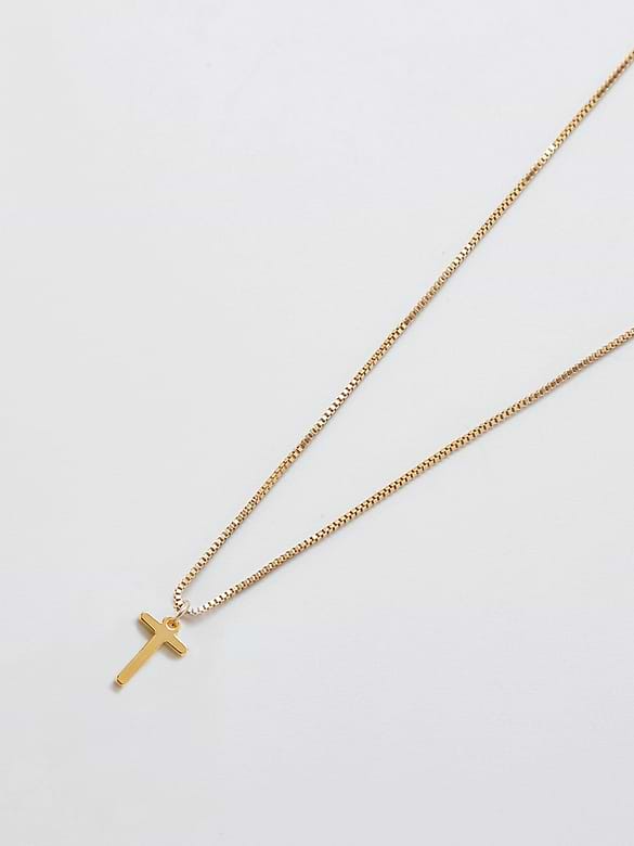 Admiral Row Gold Dainty Initial Necklace