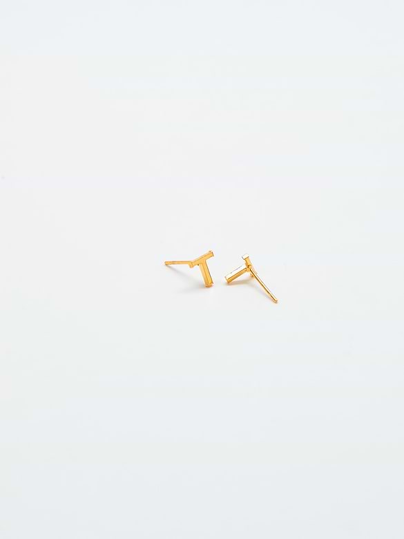 Admiral Row Gold Initial Earrings
