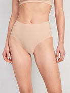Image number 1 showing, High-Waisted No-Show Brief Underwear
