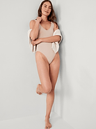 Image number 3 showing, Seamless Base-Layer Tank Top Bodysuit