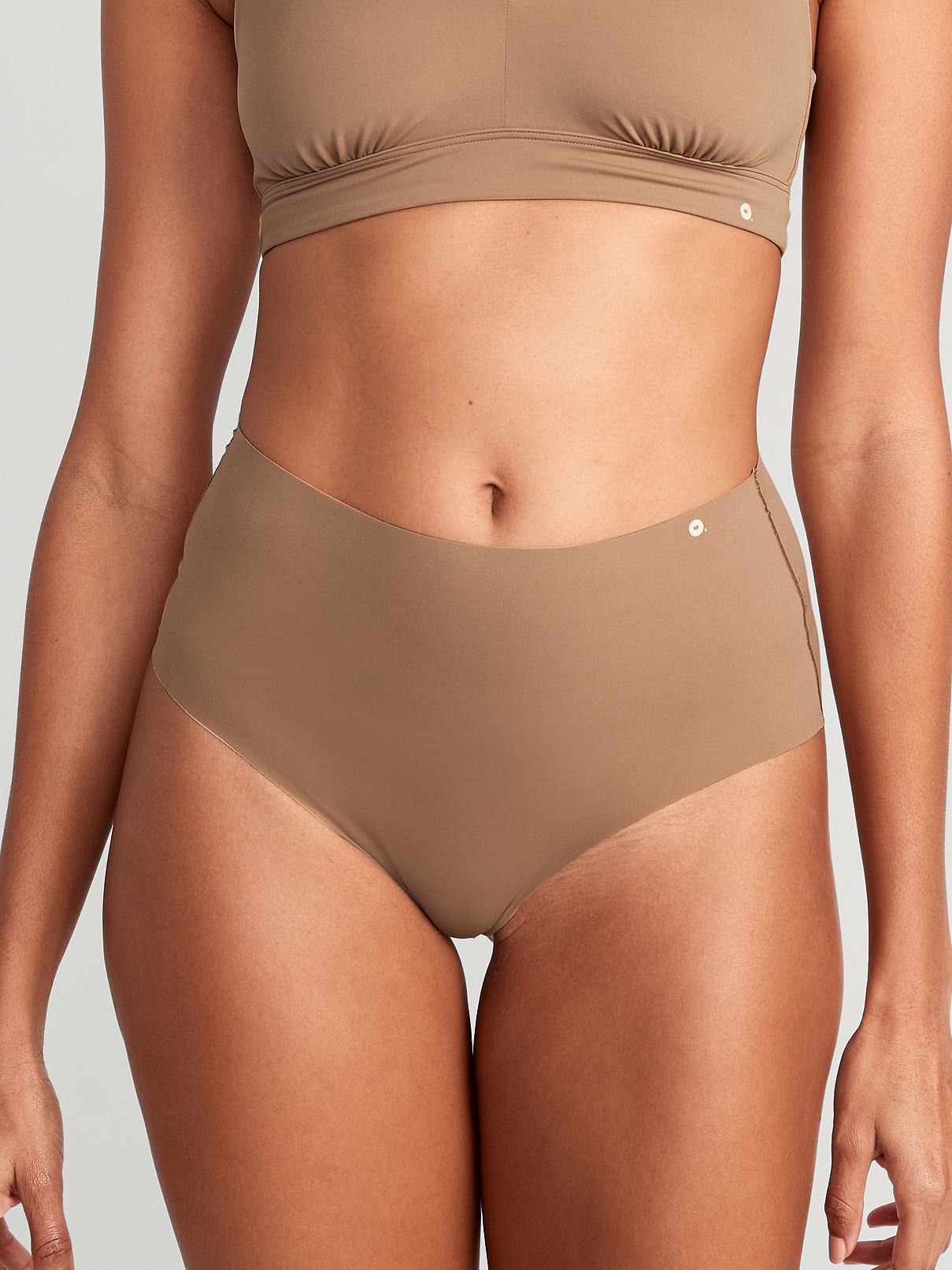 Image number 1 showing, High-Waisted No-Show Brief Underwear