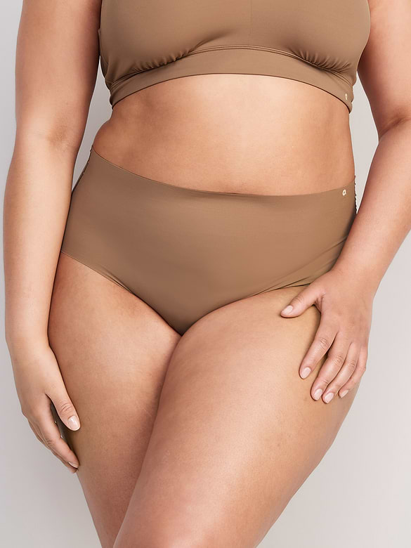 High-Waisted No-Show Brief Underwear