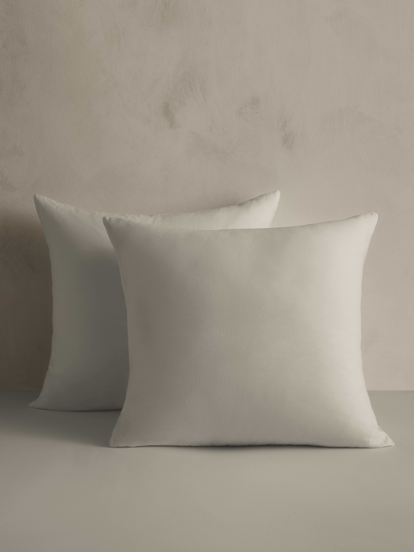 Image number 1 showing, Washed Linen-Cotton Shams