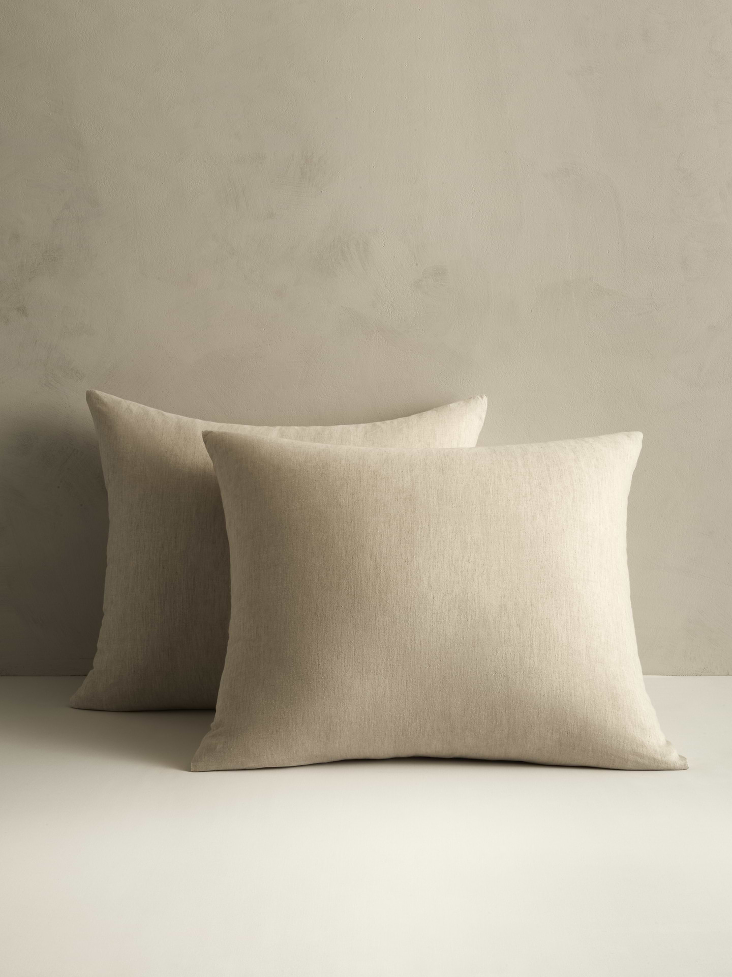 Image number 1 showing, Washed Linen-Cotton Shams