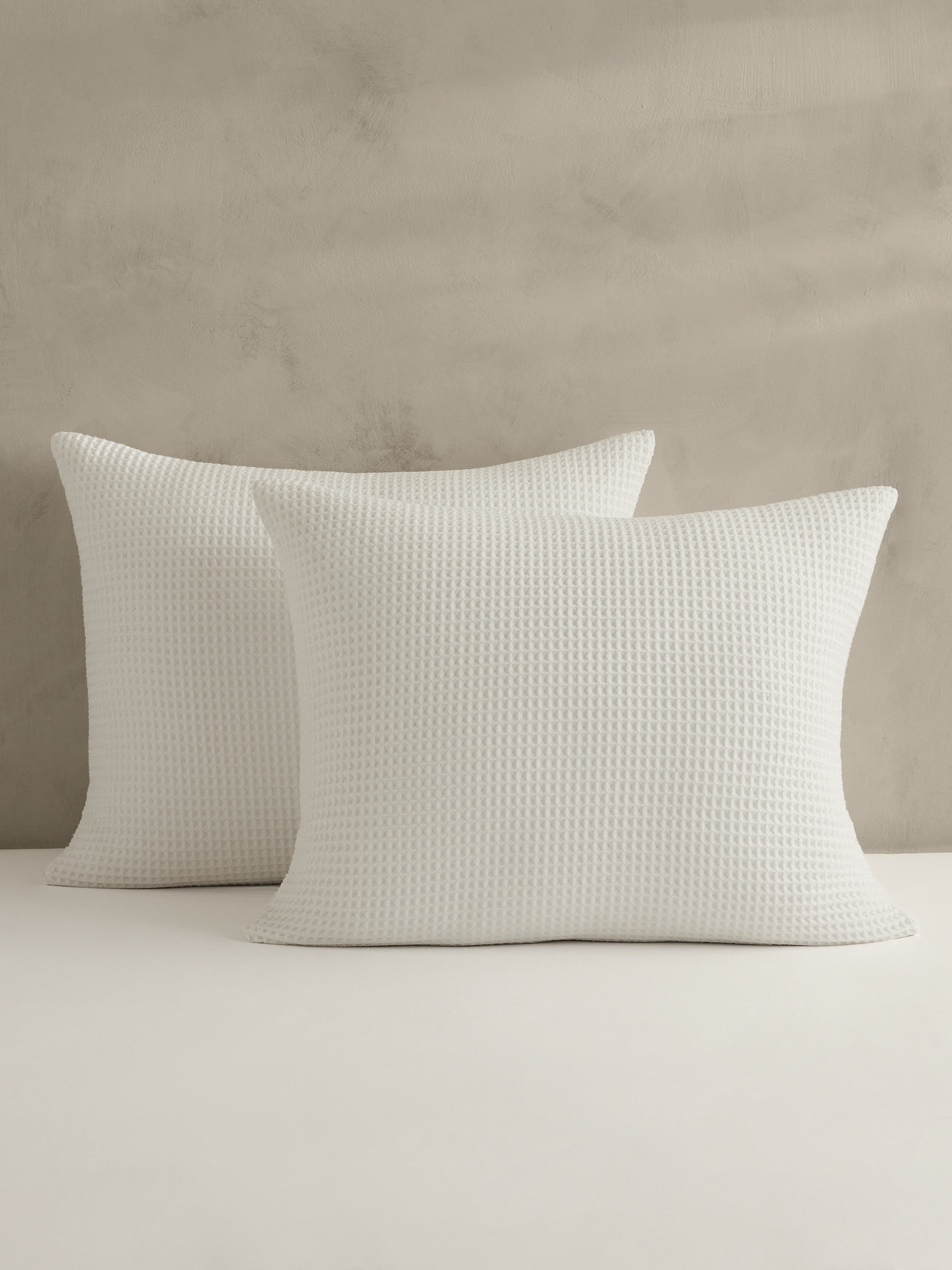 Image number 1 showing, Cotton Waffle-Weave Shams