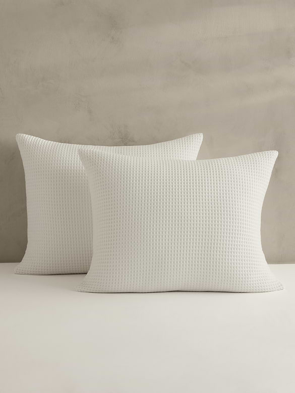 Cotton Waffle-Weave Shams