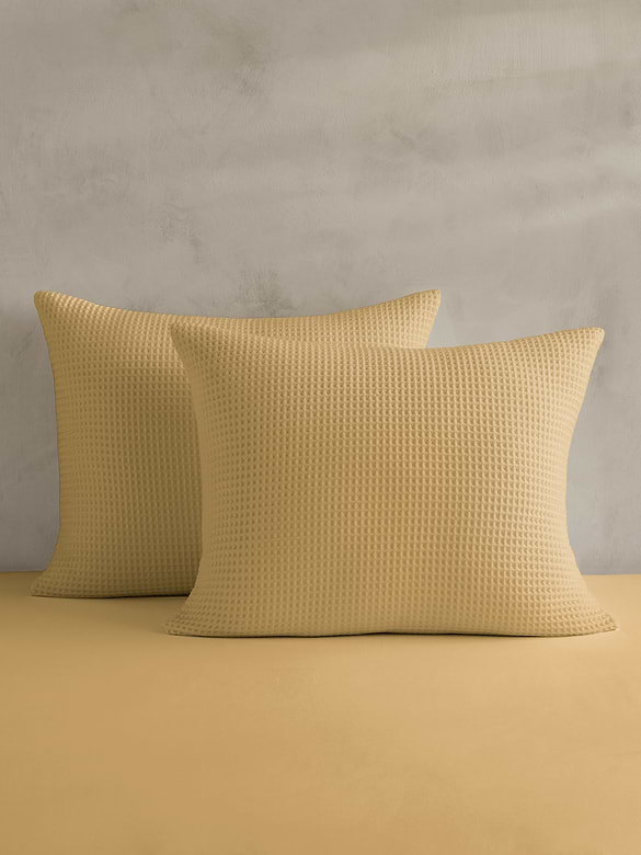 Cotton Waffle-Weave Shams
