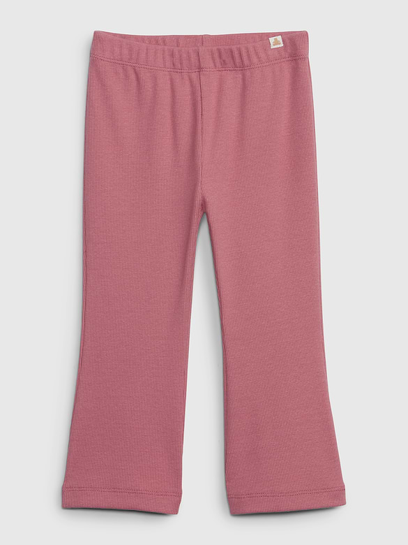 Legging évasé côtelé en coton biologique Agencez à volonté pour Tout-petit