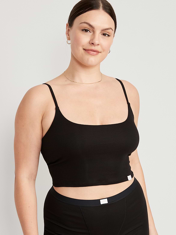 Rib-Knit Brami Top