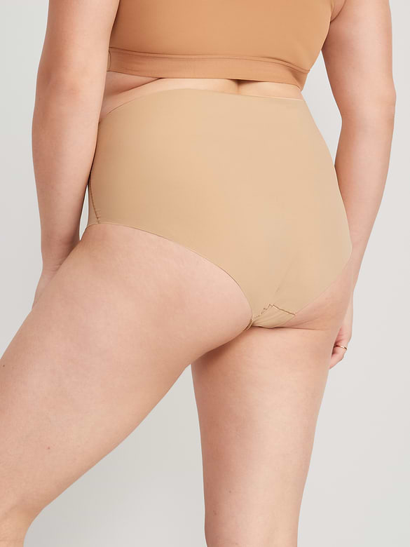 High-Waisted No-Show Brief Underwear