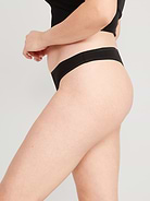 Image number 6 showing, Low-Rise Everyday Cotton Thong