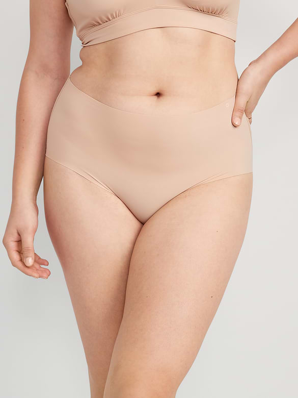 High-Waisted No-Show Brief Underwear
