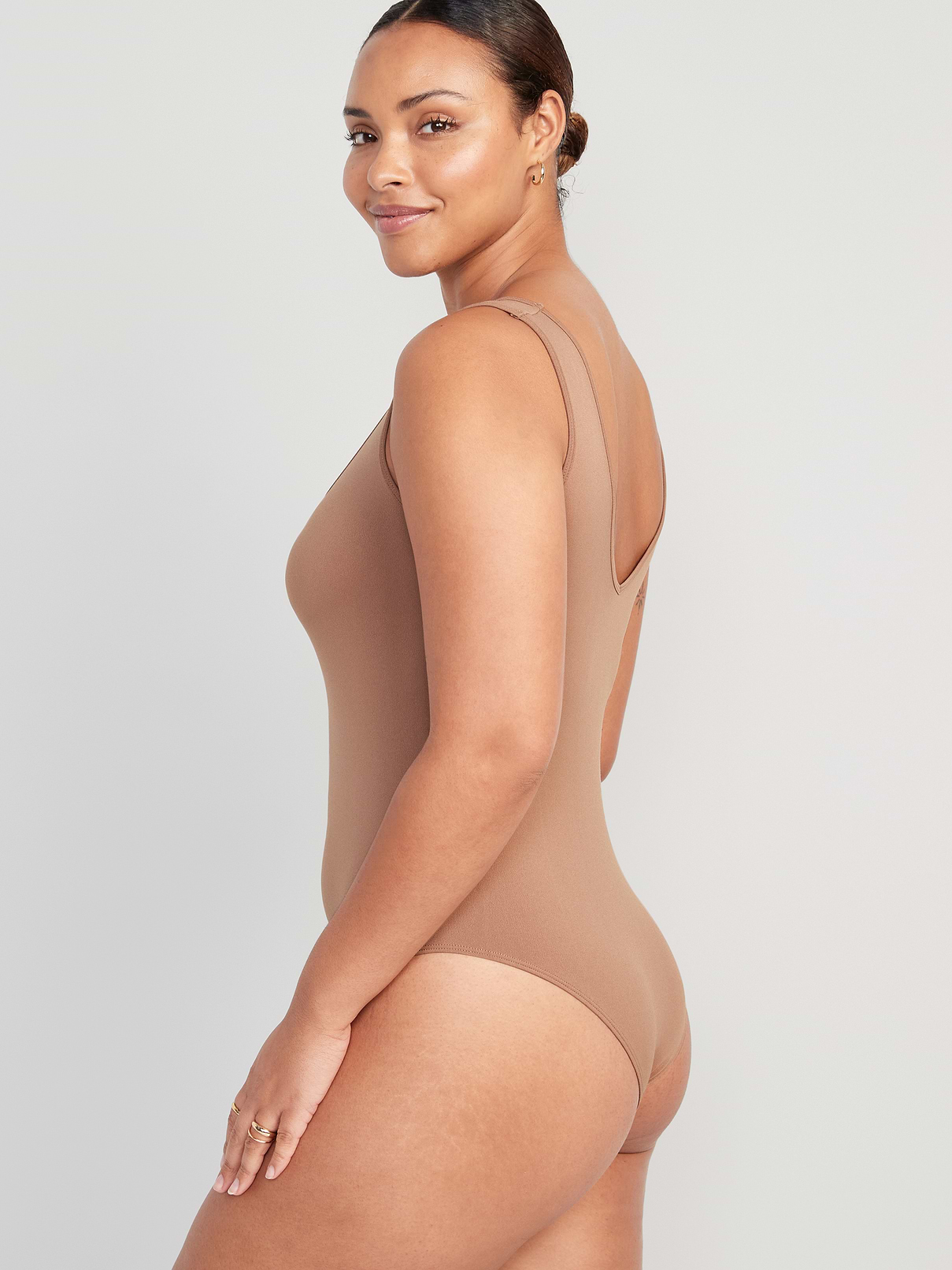 Image number 6 showing, Seamless Base-Layer Tank Top Bodysuit