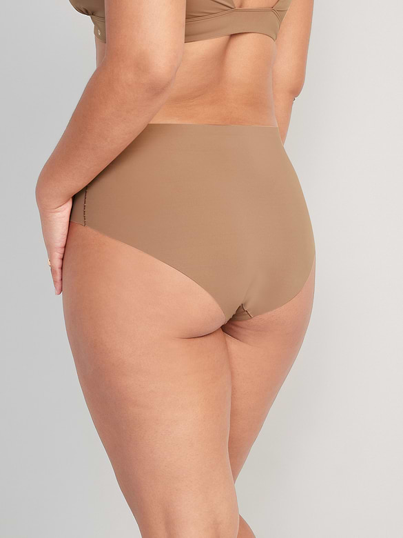 High-Waisted No-Show Brief Underwear