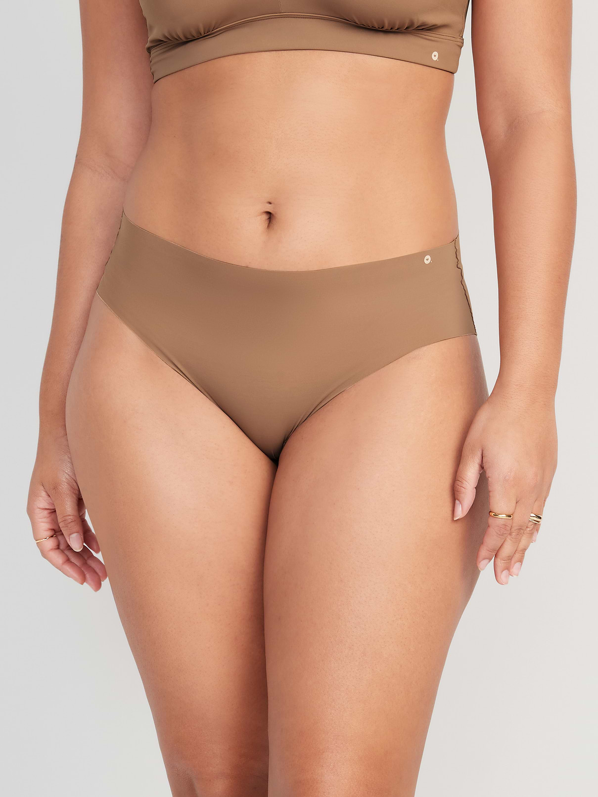 Image 4 of 6, Low-Rise No-Show Hipster Underwear