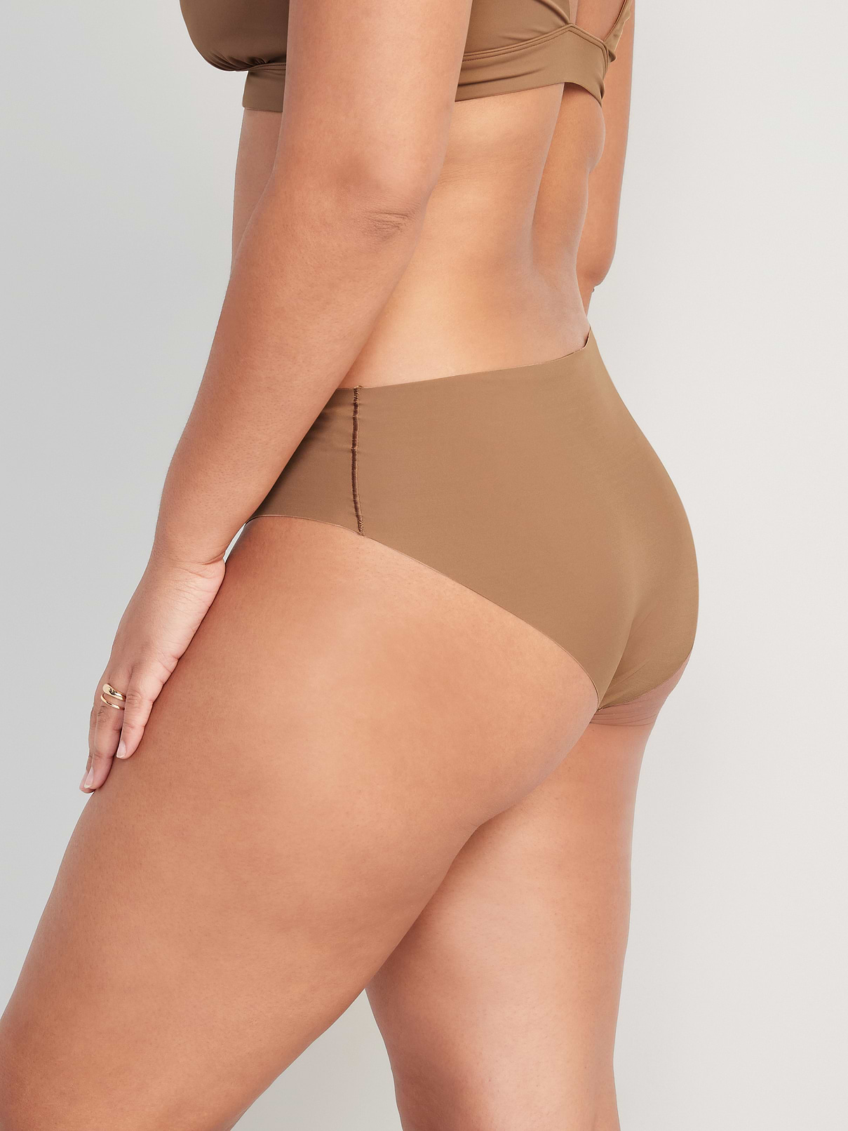 Image 5 of 6, Low-Rise No-Show Hipster Underwear