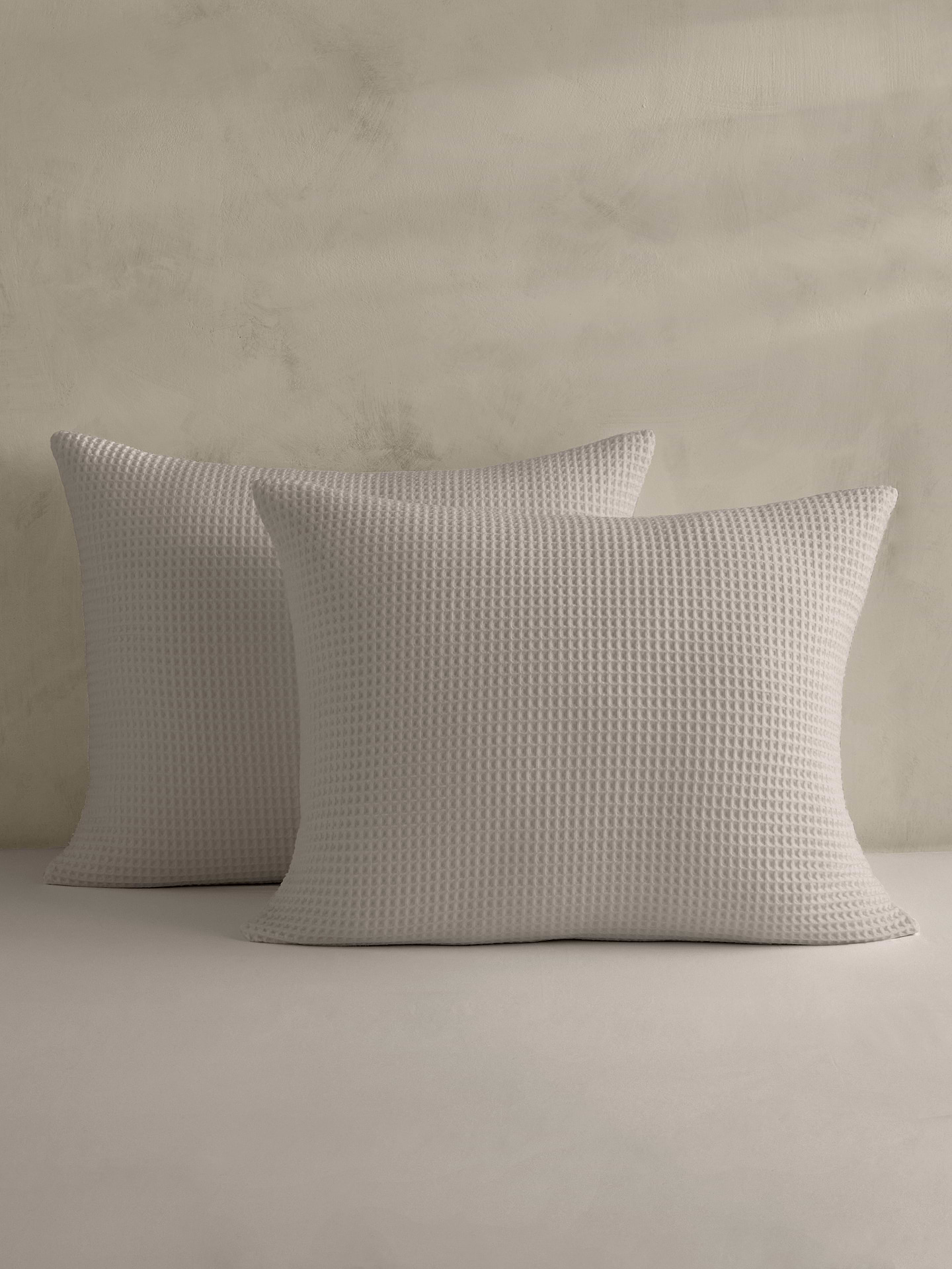 Image number 1 showing, Cotton Waffle-Weave Shams