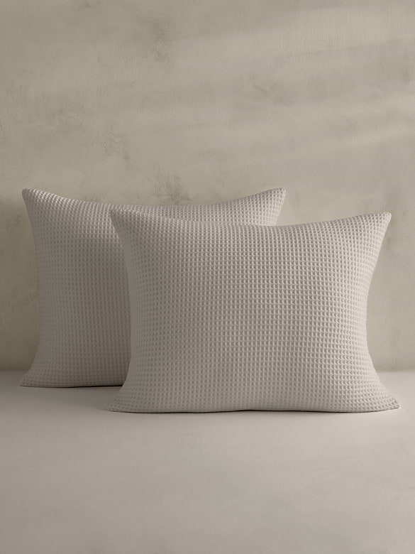 Cotton Waffle-Weave Shams