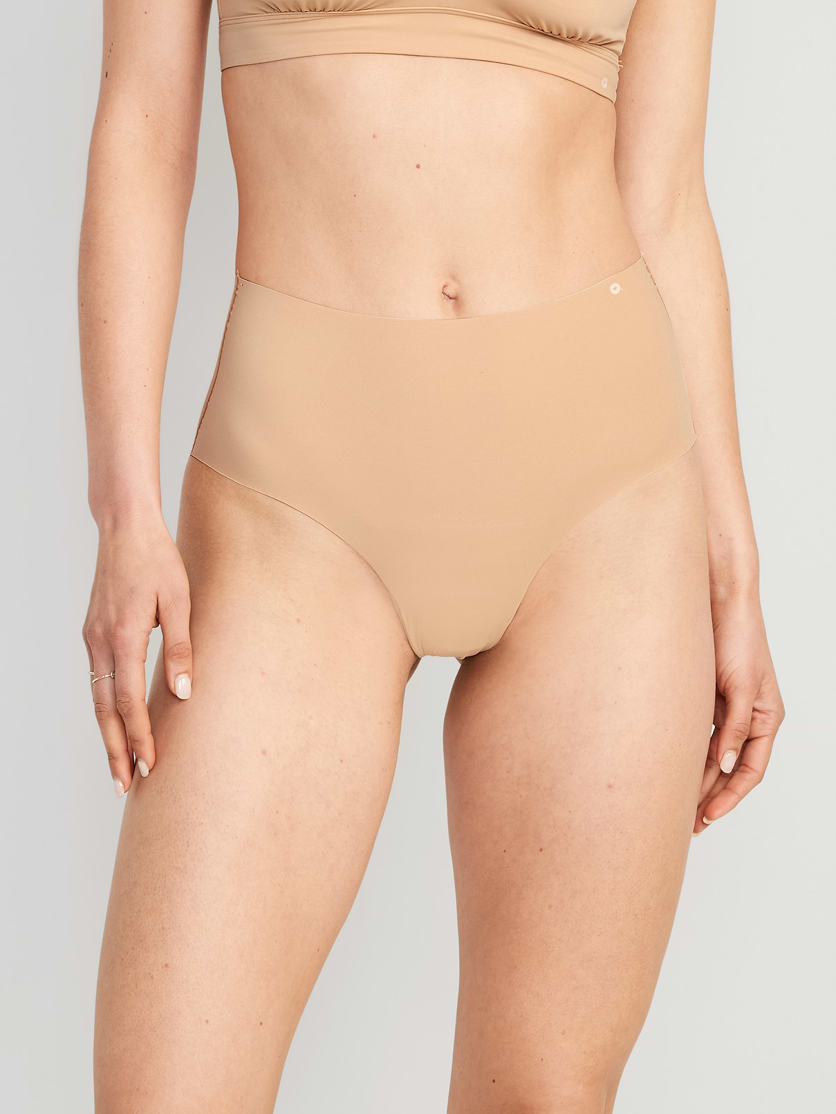 Image number 1 showing, High-Waisted No-Show Brief Underwear