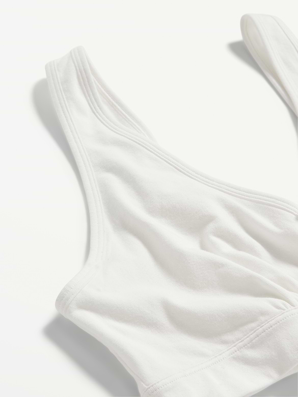 Maternity Cross-Front Cotton Nursing Bralette
