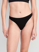 Image number 1 showing, Low-Rise Everyday Cotton Thong