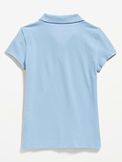 Image number 4 showing, Uniform Pique Polo Shirt for Girls