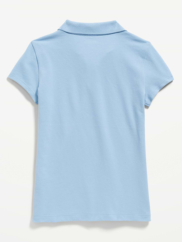 Uniform Pique Polo Shirt for Girls