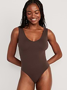 Image number 1 showing, Seamless Base-Layer Tank Top Bodysuit