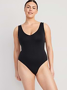Image number 4 showing, Seamless Base-Layer Tank Top Bodysuit