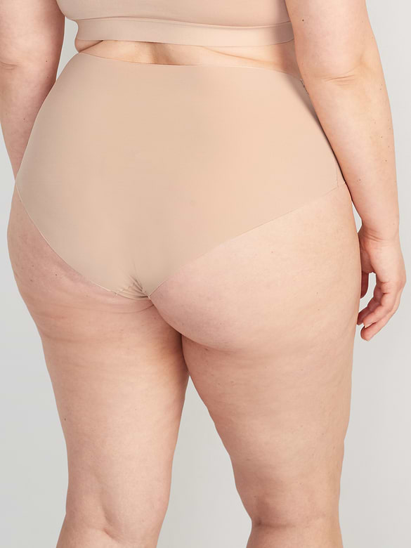 High-Waisted No-Show Brief Underwear