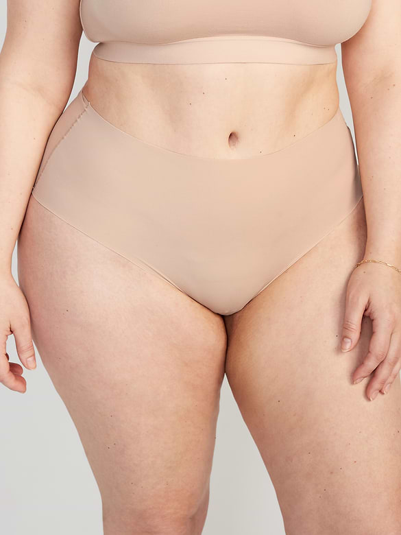High-Waisted No-Show Brief Underwear