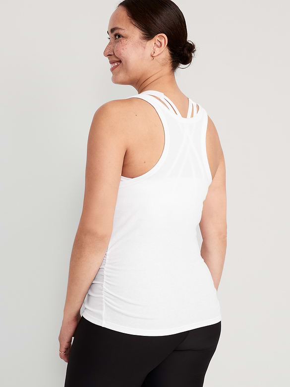 Maternity UltraLite Rib-Knit Racerback Tank Top