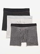 Image number 1 showing, Go-Dry Cool Performance Boxer-Brief Underwear 3-Pack -- 5-inch inseam