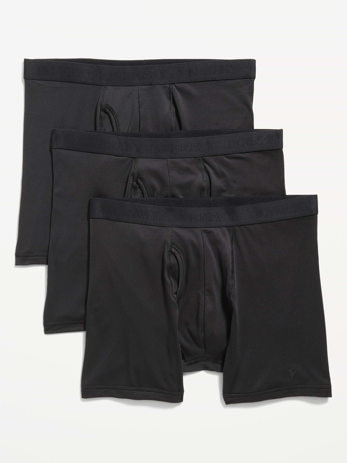 Image number 1 showing, Go-Dry Cool Performance Boxer-Brief Underwear 3-Pack -- 5-inch inseam