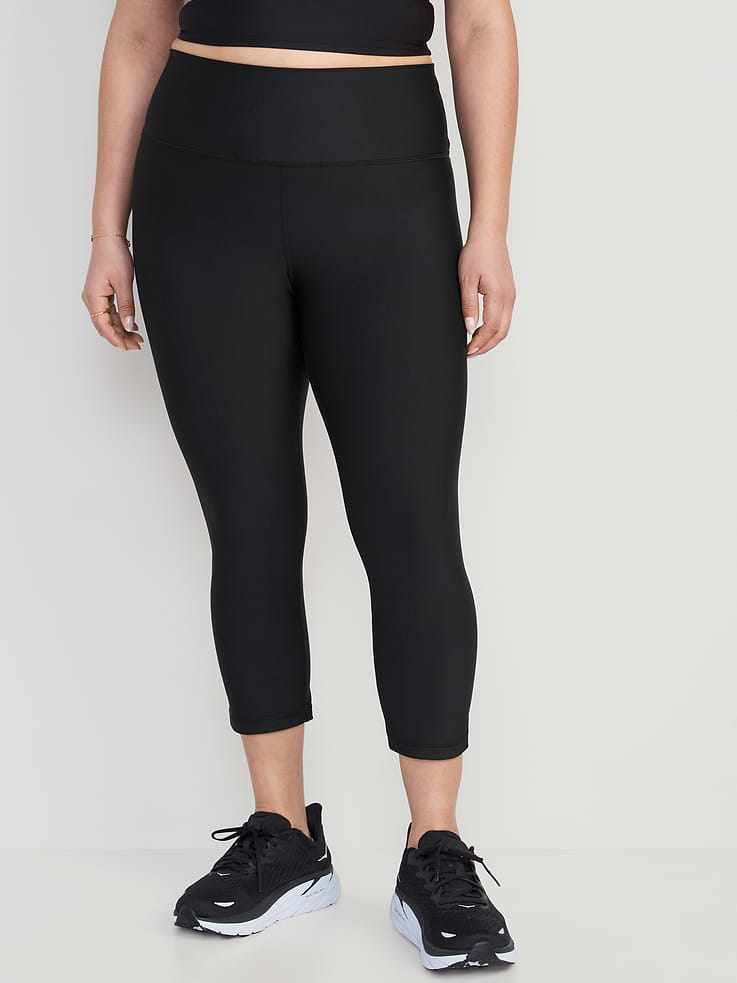 Image number 6 showing, High-Waisted PowerSoft Crop Leggings