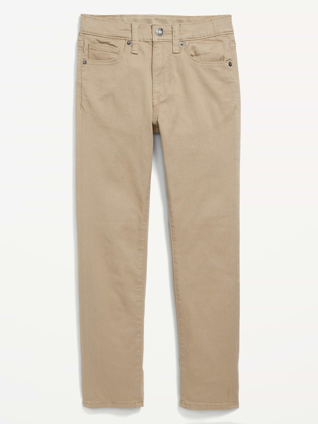 L'image numéro 4 présente Pantalon étroit à extensibilité 360° en sergé pour Garçon