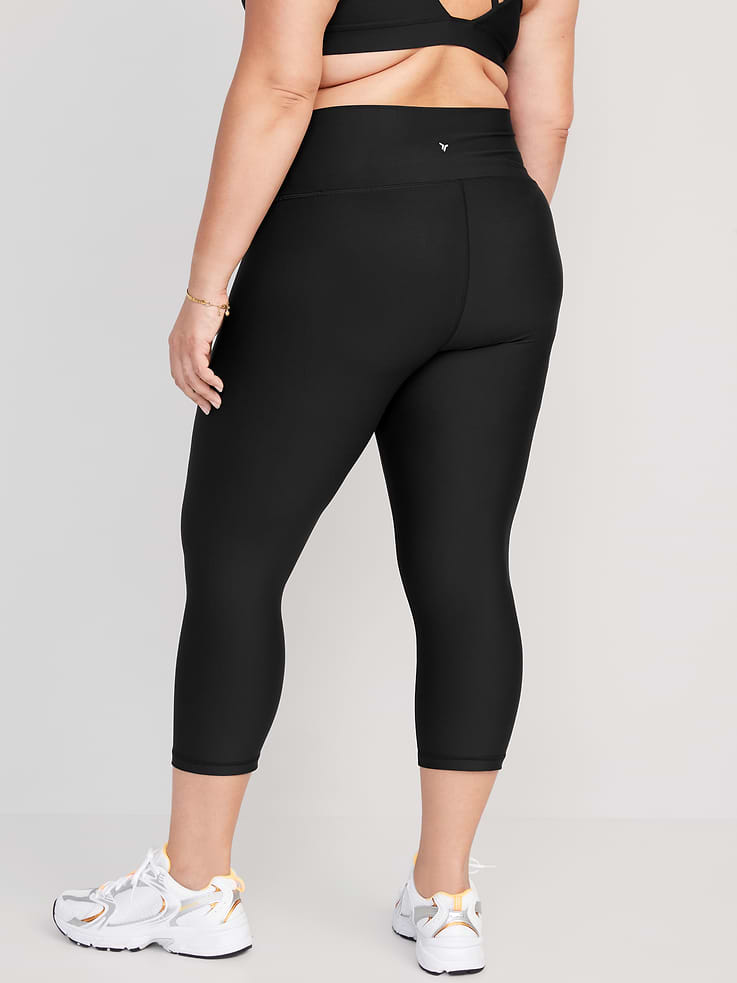Image number 9 showing, High-Waisted PowerSoft Crop Leggings