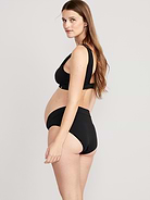 Image number 3 showing, Maternity Low-Rise No-Show Bikini Underwear 2-Pack