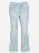 Image number 4 showing, High-Waisted Built-In Tough Ripped Flare Jeans for Girls