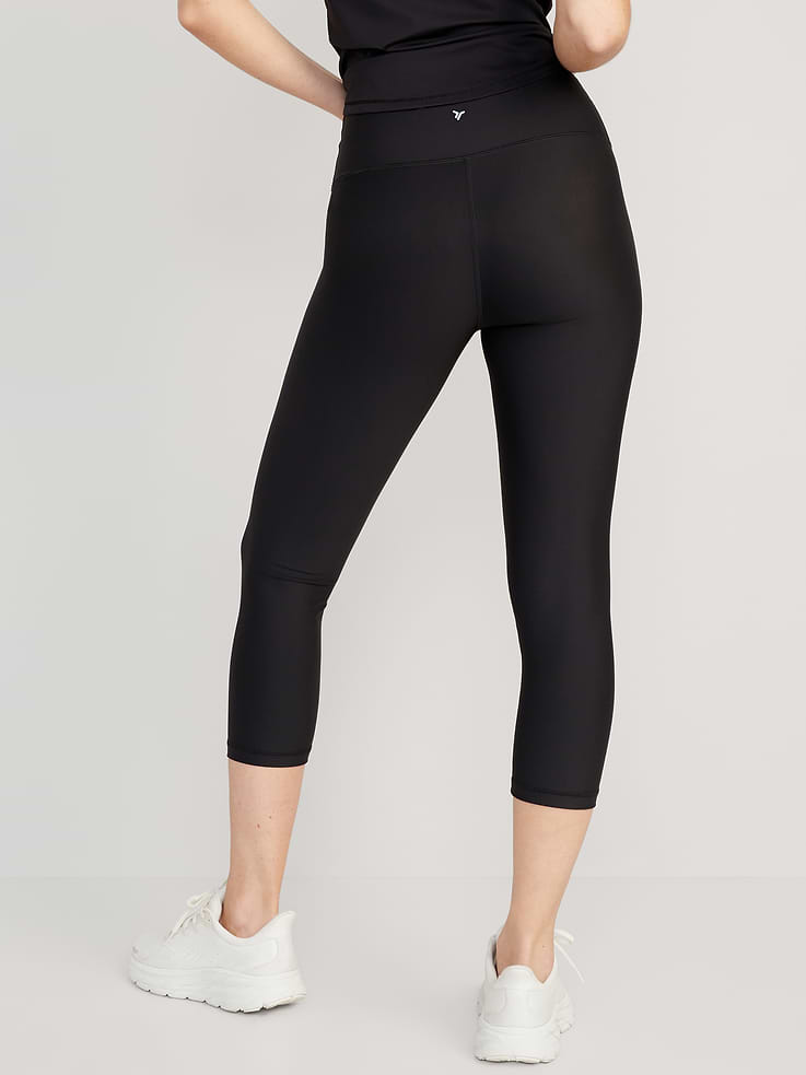 Image number 2 showing, High-Waisted PowerSoft Crop Leggings