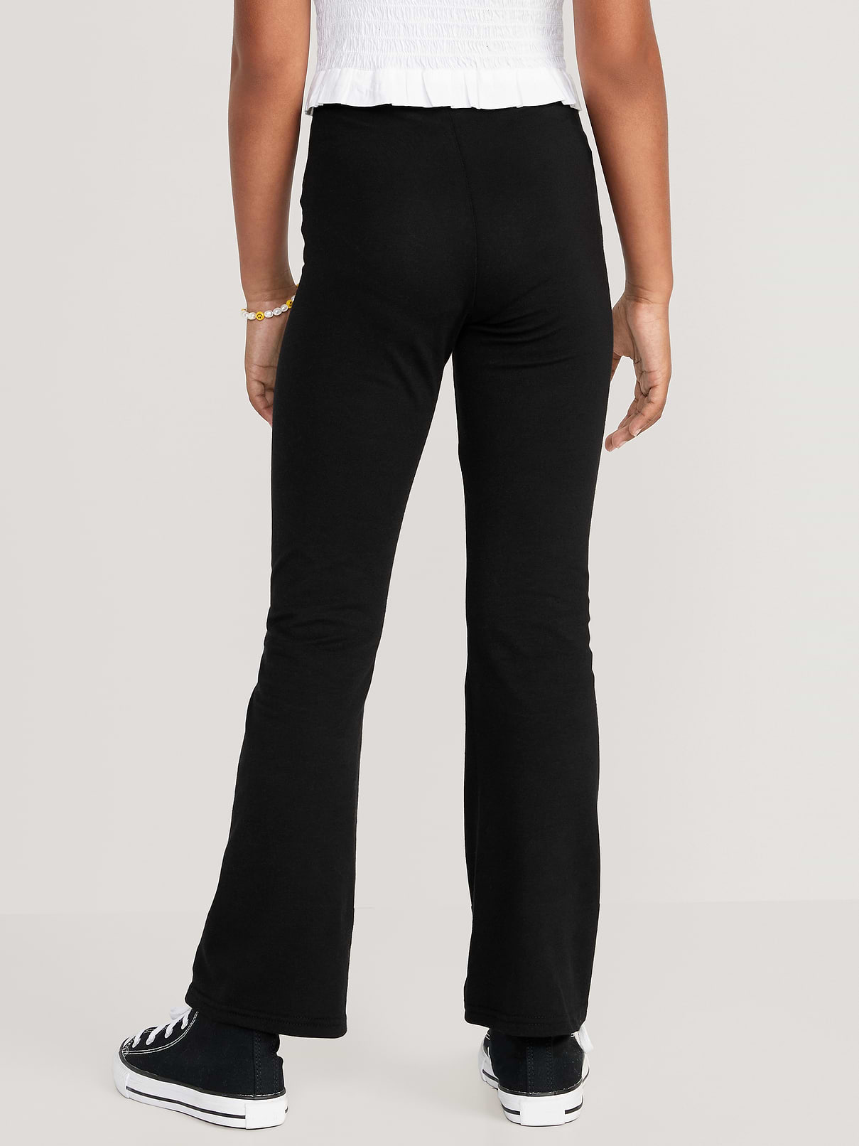 Image number 2 showing, Full-Length Flared Leggings for Girls