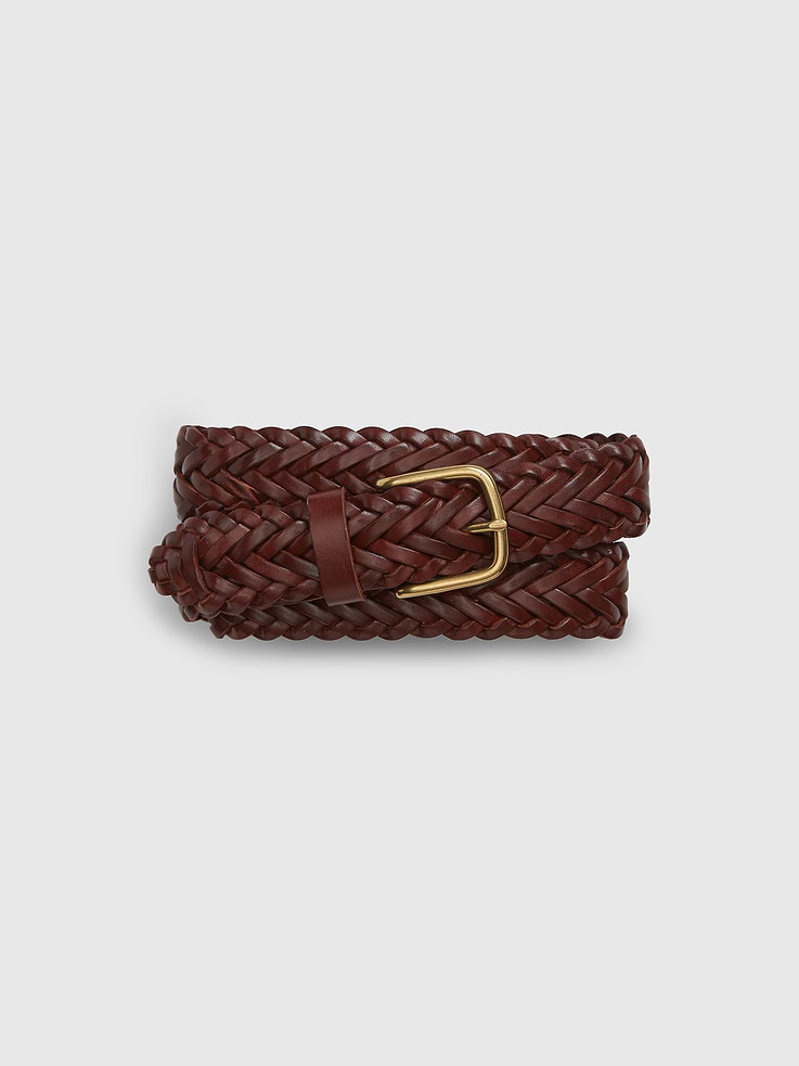 Image number 1 showing, Braided Leather Belt