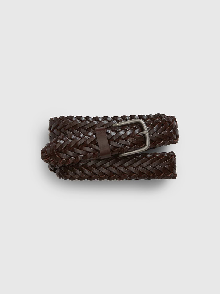 Image number 1 showing, Braided Leather Belt