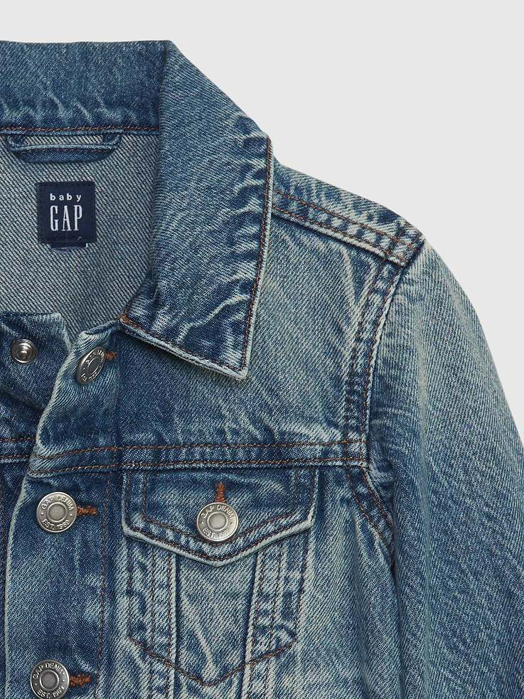 Image number 3 showing, Baby & Toddler Icon Denim Jacket